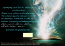 Quiz literacki „Magia, czary, gusła i czarodziejskie światy” - zakończenie [Dokument życia społecznego]