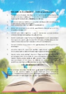 Quiz literacki. Książkowy ogród botaniczny - regulamin [Dokument życia społecznego]