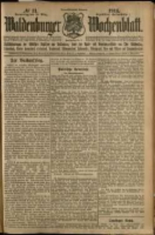 Waldenburger Wochenblatt, Jg. 59, 1913, nr 31
