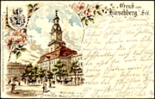 Grus aus Hirschberg i. Schl. Rathaus [Dokument ikonograficzny]