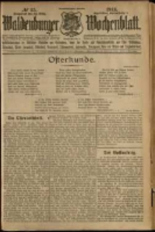 Waldenburger Wochenblatt, Jg. 59, 1913, nr 35