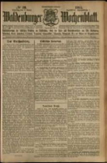 Waldenburger Wochenblatt, Jg. 59, 1913, nr 39