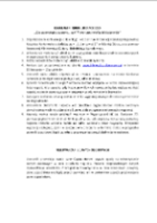 Czy przeminęło z czasem..., czyli Literatura z wielką historią w tle - regulamin [Dokument życia społecznego]