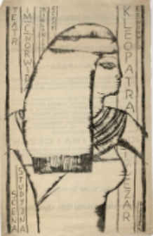 Kleopatra i Cezar - druk ulotny [Dokument życia społecznego]