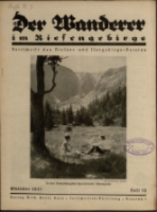 Der Wanderer im Riesengebirge, 1937, nr 10