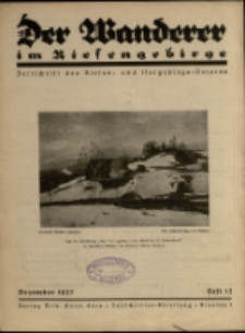 Der Wanderer im Riesengebirge, 1937, nr 12
