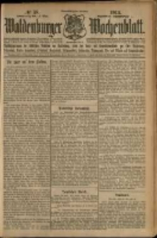 Waldenburger Wochenblatt, Jg. 59, 1913, nr 58