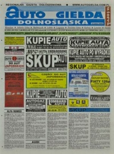 Auto Giełda Dolnośląska : regionalna gazeta ogłoszeniowa, 2003, nr 3 (965) [7.01]