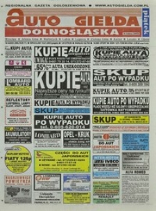 Auto Giełda Dolnośląska : regionalna gazeta ogłoszeniowa, 2003, nr 4 (966) [10.01]