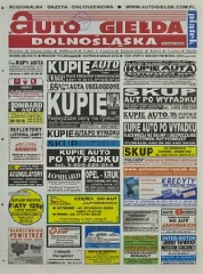 Auto Giełda Dolnośląska : regionalna gazeta ogłoszeniowa, 2003, nr 6 (968) [17.01]