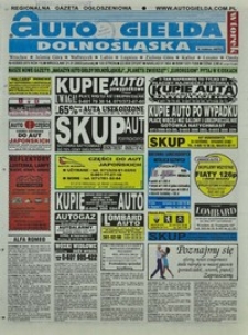 Auto Giełda Dolnośląska : regionalna gazeta ogłoszeniowa, 2003, nr 8 (970) [21.01]