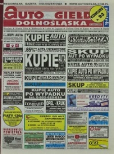 Auto Giełda Dolnośląska : regionalna gazeta ogłoszeniowa, 2003, nr 11 (973) [31.01]