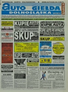Auto Giełda Dolnośląska : regionalna gazeta ogłoszeniowa, 2003, nr 13 (975) [4.02]