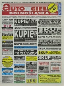 Auto Giełda Dolnośląska : regionalna gazeta ogłoszeniowa, 2003, nr 16 (978) [14.02]