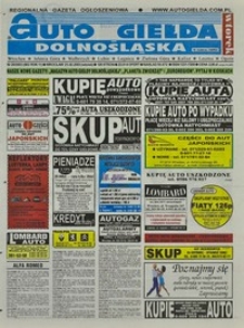 Auto Giełda Dolnośląska : regionalna gazeta ogłoszeniowa, 2003, nr 20 (982) [25.02]
