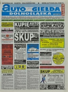 Auto Giełda Dolnośląska : regionalna gazeta ogłoszeniowa, 2003, nr 23 (985) [4.03]