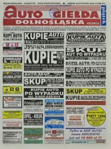Auto Giełda Dolnośląska : regionalna gazeta ogłoszeniowa, 2003, nr 29 (991) [21.03]