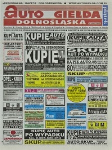 Auto Giełda Dolnośląska : regionalna gazeta ogłoszeniowa, 2003, nr 50 (1012) [23.05]