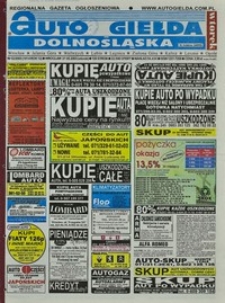 Auto Giełda Dolnośląska : regionalna gazeta ogłoszeniowa, 2003, nr 52 (1014) [27.05]