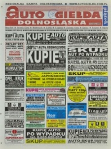 Auto Giełda Dolnośląska : regionalna gazeta ogłoszeniowa, 2003, nr 55 (1017) [6.06]