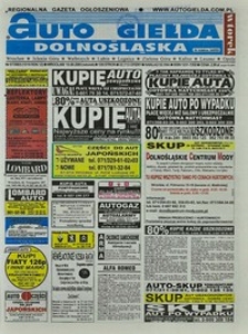 Auto Giełda Dolnośląska : regionalna gazeta ogłoszeniowa, 2003, nr 57 (1019) [10.06]