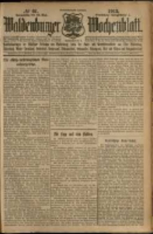 Waldenburger Wochenblatt, Jg. 59, 1913, nr 61