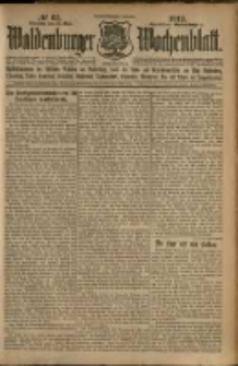 Waldenburger Wochenblatt, Jg. 59, 1913, nr 63