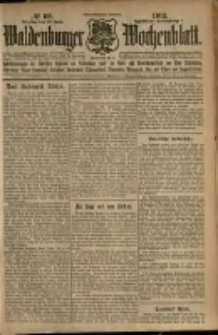 Waldenburger Wochenblatt, Jg. 59, 1913, nr 69