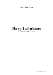 Burg Lehnhaus [Dokument elektroniczny]