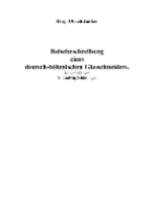 Reisebeschreibung eines deutsch-böhmischen Glasschneiders [Dokument elektroniczny]