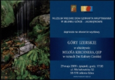 Góry Izerskie w obiektywie Miloša Kirchnera : QEP w ramach Dni Kultury Czeskiej - folder [Dokument życia społecznego]