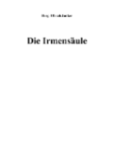 Die Irmens&auml;ule [Dokument elektroniczny]