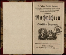 Nachrichten von Schlesischen Bergwerken