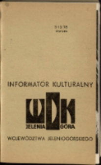 Informator Kulturalny Województwa Jeleniogórskiego, 1978, nr 3