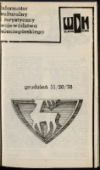 Informator Kulturalny Województwa Jeleniogórskiego, 1978, nr 11