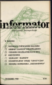 Informator Kulturalny i Turystyczny Wojew&oacute;dztwa Jeleniog&oacute;rskiego, 1982, nr 6
