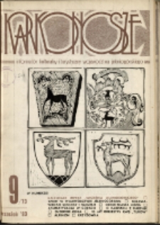 Karkonosze: Informator Kulturalny i Turystyczny Województwa Jeleniogórskiego, 1983, nr 9 (73)