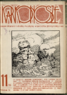 Karkonosze: Informator Kulturalny i Turystyczny Województwa Jeleniogórskiego, 1983, nr 11 (75)