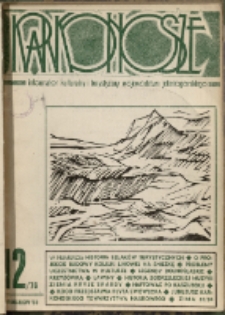 Karkonosze: Informator Kulturalny i Turystyczny Województwa Jeleniogórskiego, 1983, nr 12 (76)