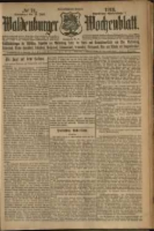 Waldenburger Wochenblatt, Jg. 59, 1913, nr 74