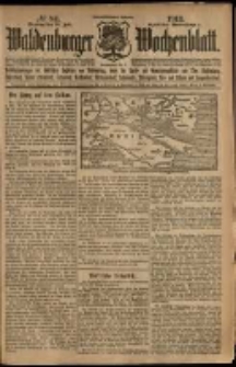 Waldenburger Wochenblatt, Jg. 59, 1913, nr 84