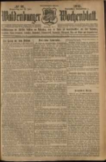 Waldenburger Wochenblatt, Jg. 59, 1913, nr 91