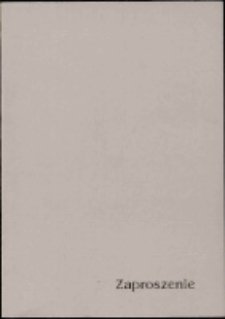 Waldemar Siemaszko in memoriam : wieczór wspomnień i otwarcie wystawy - zaproszenie [Dokument życia społecznego]