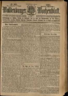 Waldenburger Wochenblatt, Jg. 59, 1913, nr 103