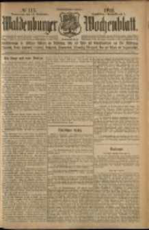 Waldenburger Wochenblatt, Jg. 59, 1913, nr 115