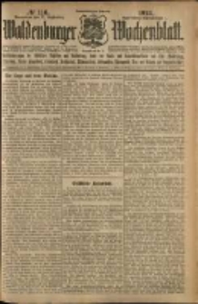 Waldenburger Wochenblatt, Jg. 59, 1913, nr 116