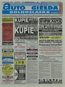 Auto Giełda Dolnośląska : regionalna gazeta ogłoszeniowa, 2003, nr 69 (1031) [15.07]