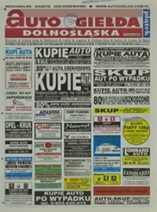 Auto Giełda Dolnośląska : regionalna gazeta ogłoszeniowa, 2003, nr 70 (1032) [18.07]
