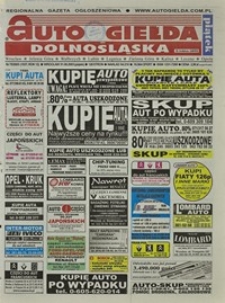 Auto Giełda Dolnośląska : regionalna gazeta ogłoszeniowa, 2003, nr 75 (1037) [1.08]