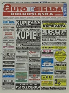 Auto Giełda Dolnośląska : regionalna gazeta ogłoszeniowa, 2003, nr 82 (1044) [22.08]